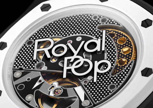 nahaufnahme einer Swatch x Audemars Piguet