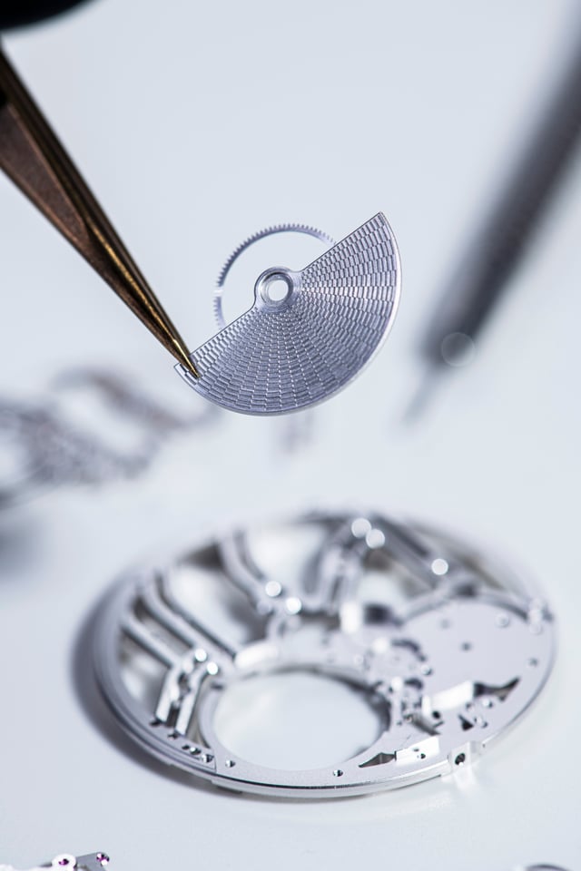 Speake Marin Ripples Skeleton, Rotor
