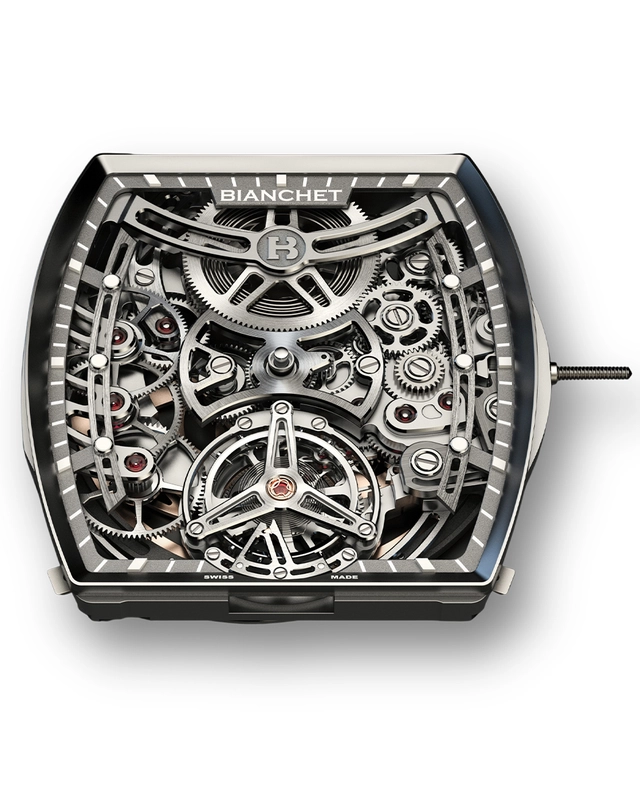 Bianchet – UltraFino „Las Coloradas“, Automatikkaliber mit fliegendem Tourbillon