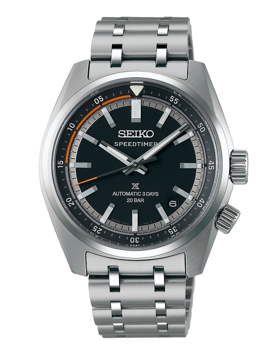 Seiko: Prospex Speedtimer Automatic SPB515J1 mit schwarzem Zifferblatt