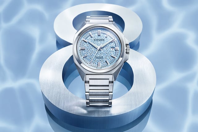 Citizen Series 8 831 NB6051-59L, Edelstahluhr mit blauem Zifferblatt