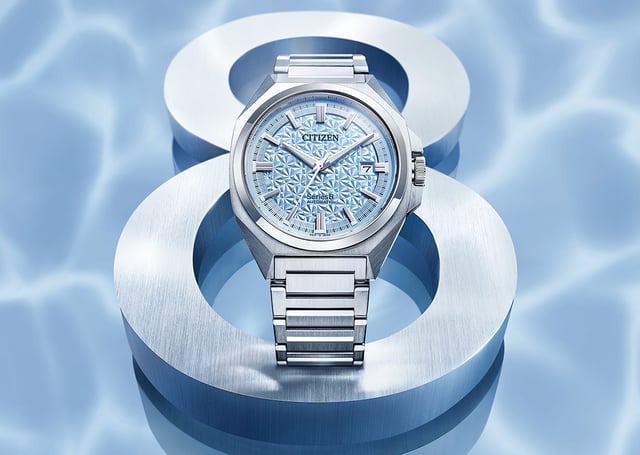 Citizen Series 8 831 NB6051-59L, Edelstahluhr mit blauem Zifferblatt