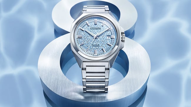 Citizen Series 8 831 NB6051-59L, Edelstahluhr mit blauem Zifferblatt