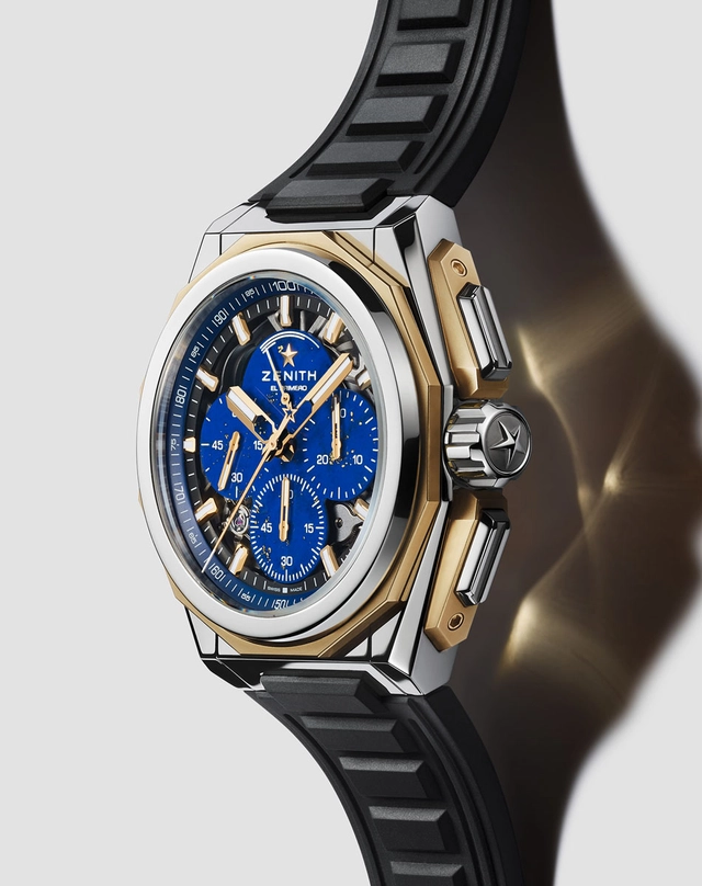 Zenith: Defy Extreme Lapis Lazuli mit schwarzem Kautschukband