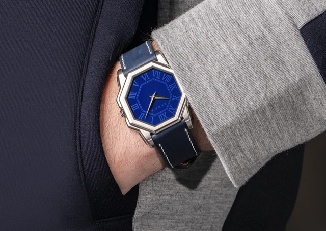 Beda’a – Blue Angles, Dresswatch mit blauem Zifferblatt