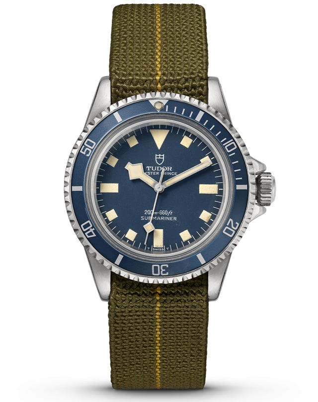 Vintage Tudor Submariner, Taucheruhr mit Automatikwerk