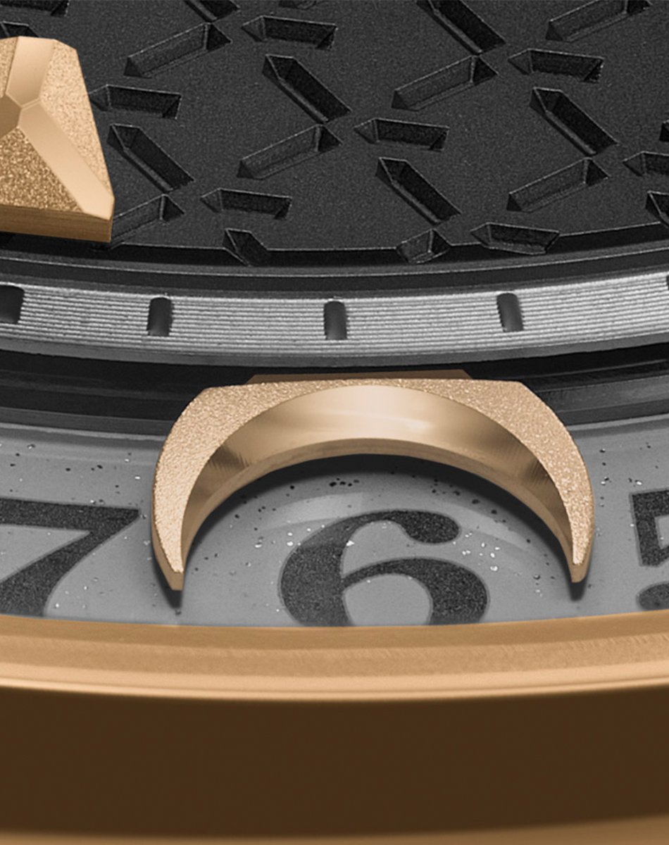 Krayon – Anyday Roségold, goldene und elegante Uhr mit mechanischem Werk und besonderer Kalenderfunktion