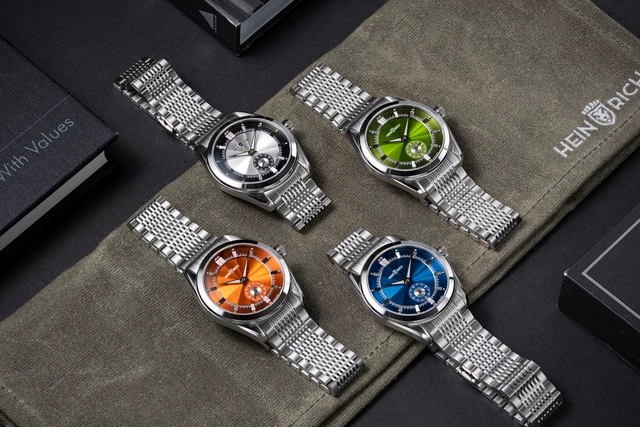 Heinrich: Radiance mit verschiedenfarbigen Zifferblättern