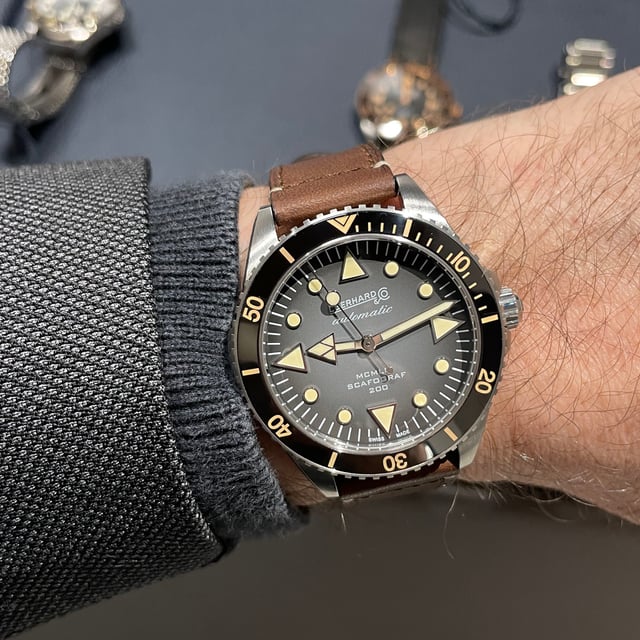 Eberhard & Co.: Scafograf 200 MCMLIX Wristshot