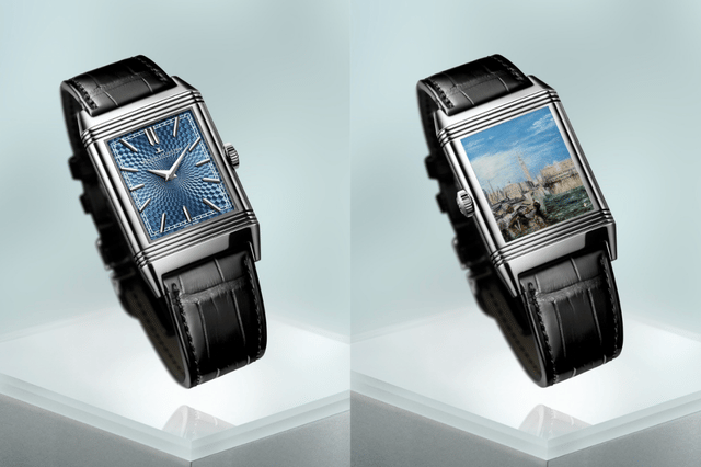Front und Rückseite der „Bridge of Sighs, Ducal Palace & Custom House, Venice“ Jaeger-LeCoultre Reverso Tribute Enamel Turner Series