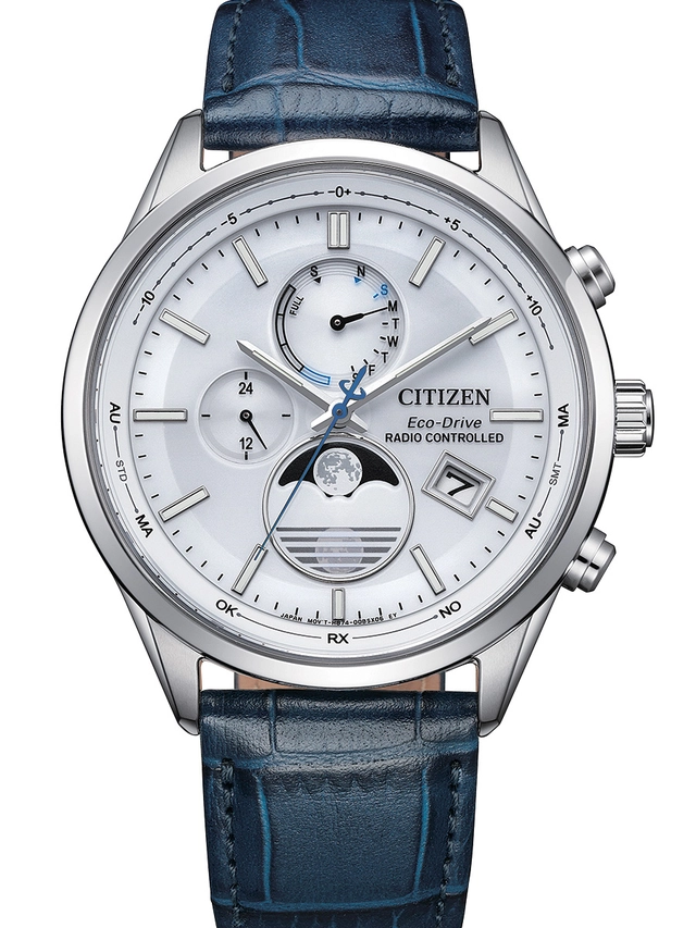 Citizen Uhr mit Mondphase, Referenz BY1030-09A_F, Uhr vor weißem Hintergrund