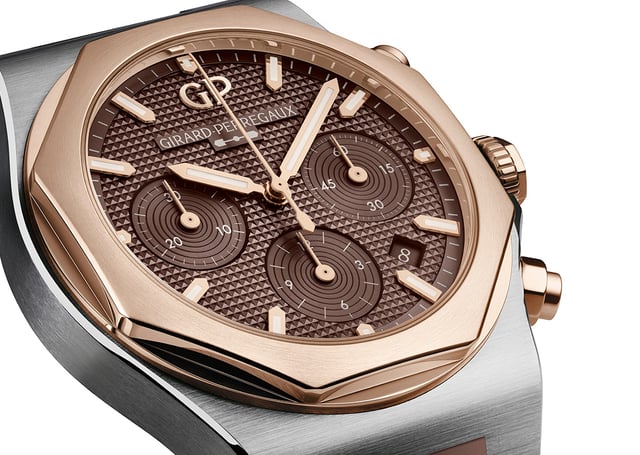 Girard-Perregaux Laureato Chronograph, Close-up