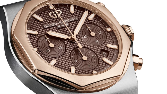 Girard-Perregaux Laureato Chronograph, Close-up