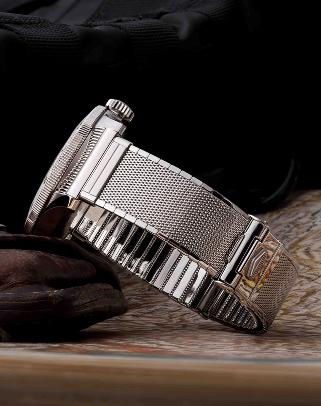 Expedition-Armband, verstellbares Edelstahlband für Automatikuhren