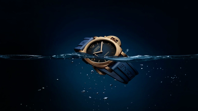 Panerai: Luminor Marina Bronzo PAM01678 schwimmend