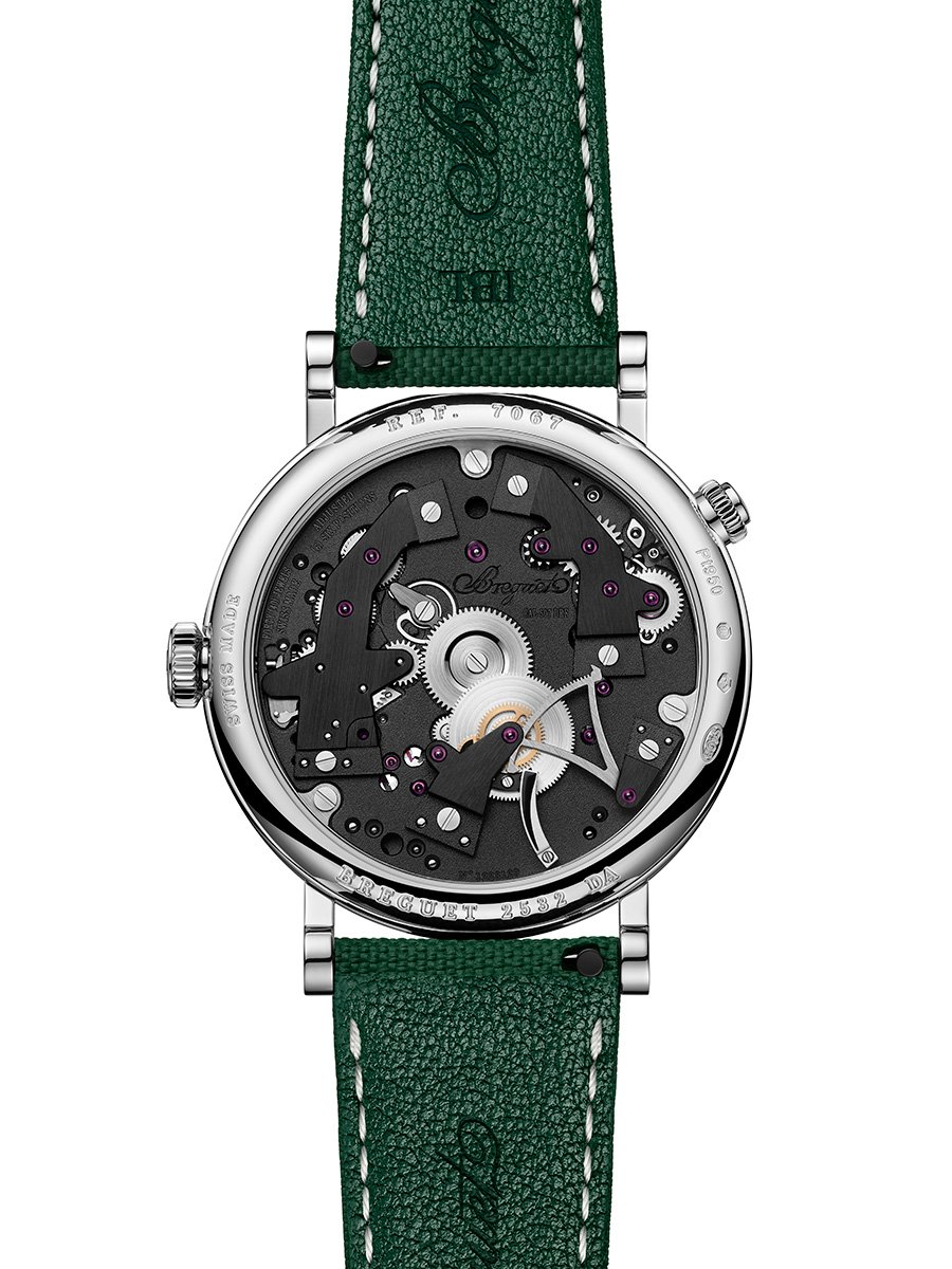 Breguet Tradition GMT 7067, Boden mit Werk