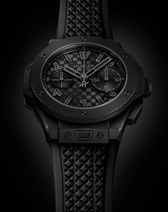 Hublot – Big Bang Titanium Grey Ahmed Seddiqi 75th Anniversary, schwarze Sonderedition mit Automatikwerk