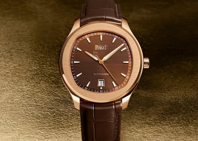 Piaget Polo Date 42mm Pink Gold „Swiss Chocolate“ Brown Dial