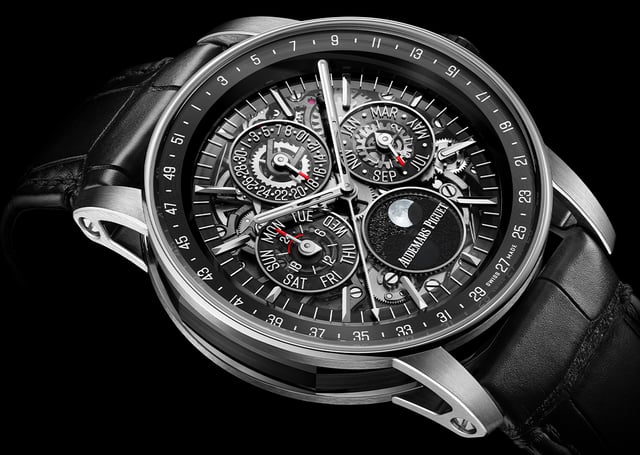 Audemars Piguet – Code 11.59 Ewiger Kalender Automatik Squelette, Komplikationsuhr mit skelettiertem Zifferblatt