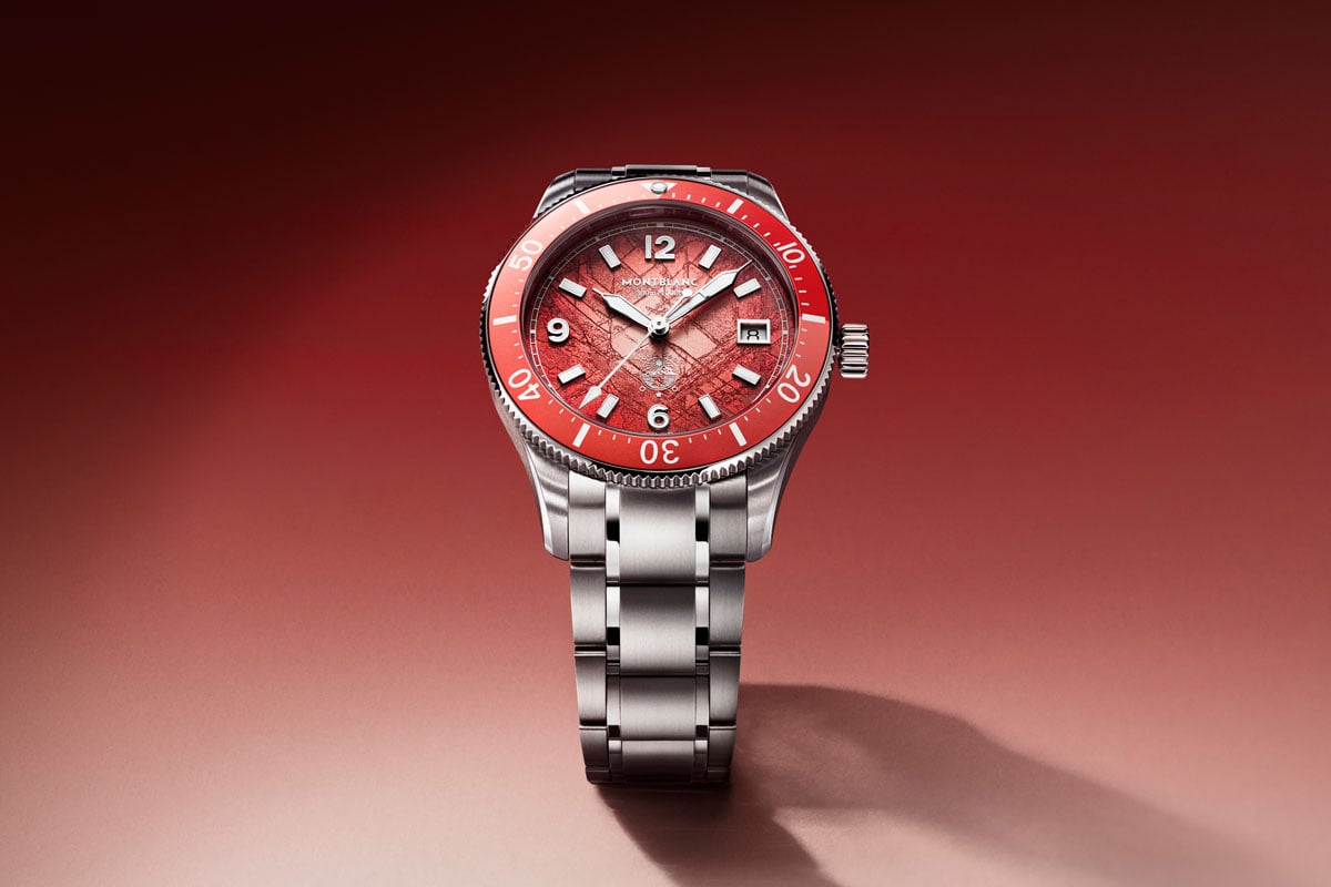 MontbIanc: Iced Sea Automatic Date 0 Oxygen LE 300