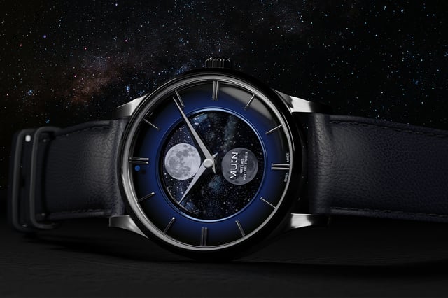 Mu:n Watches – Artemis Nuit des Étoiles, Automatikuhr mit besonderer Mondphasenkomplikation