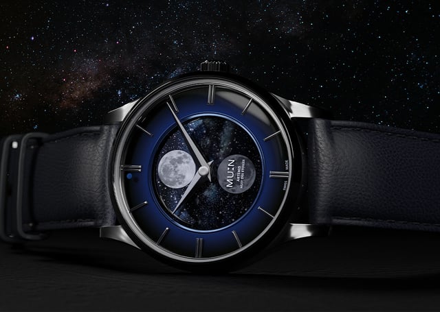 Mu:n Watches – Artemis Nuit des Étoiles, Automatikuhr mit besonderer Mondphasenkomplikation
