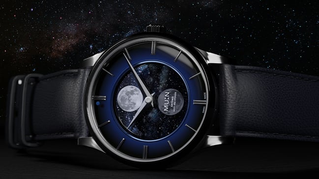 Mu:n Watches – Artemis Nuit des Étoiles, Automatikuhr mit besonderer Mondphasenkomplikation