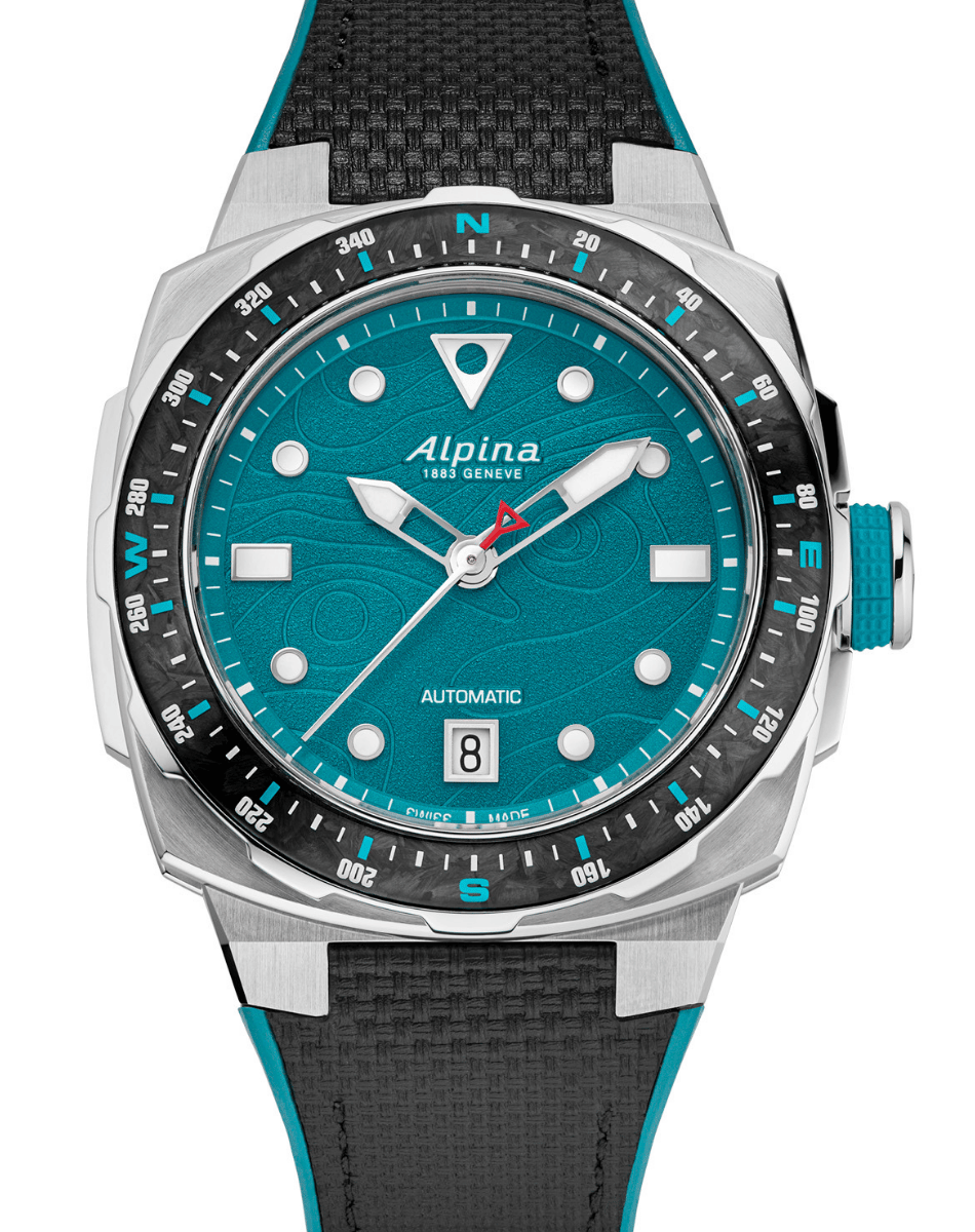 Alpina – Seastrong Diver Extreme Automatic, markante Taucheruhr mit türkisfarbenem Zifferblatt und Automatikwerk