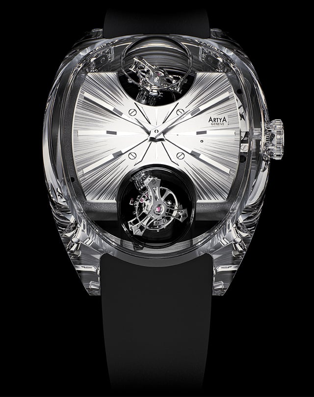 ArtyA – Complexity, hochkomplizierte Uhr mit zwei Tourbillons und Handaufzugswerk