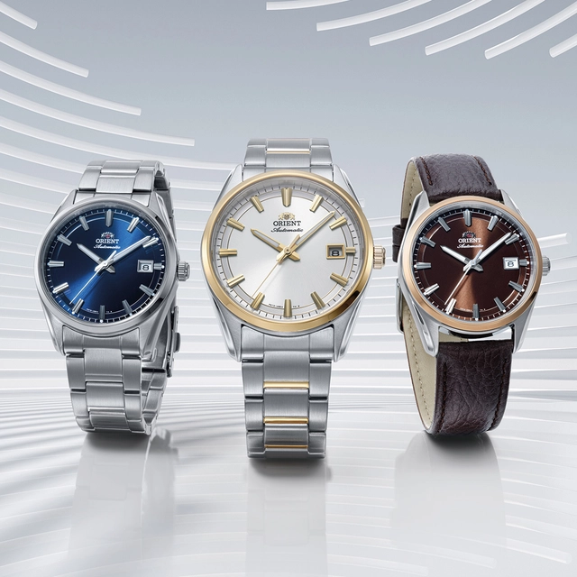 Orient Stretto Date, drei Uhren