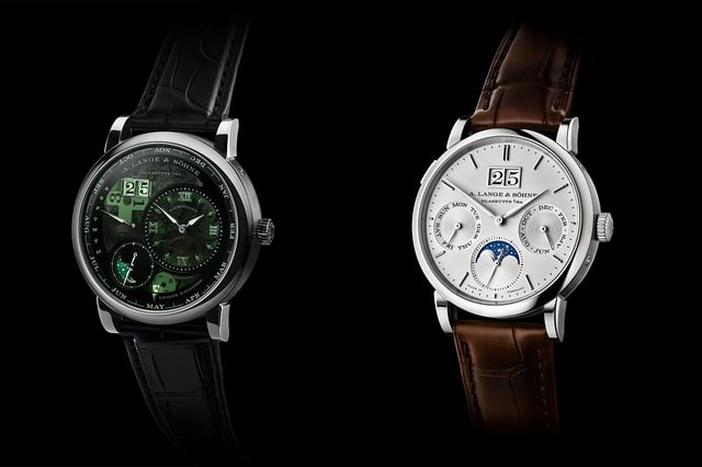 A. Lange & Söhne Lange 1 Tourbillon Ewiger Kalender Lumen und Saxonia Jahreskalender