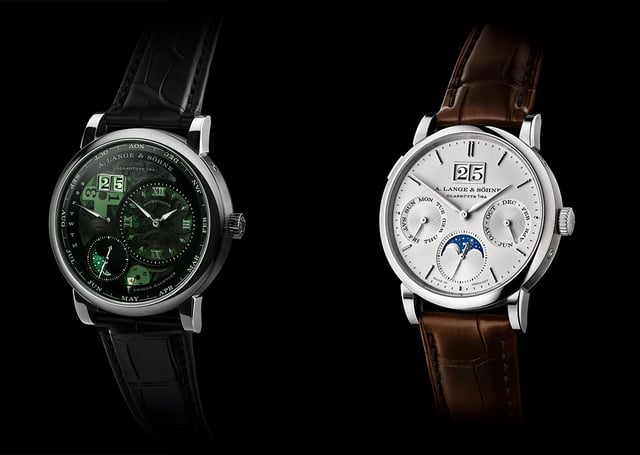 A. Lange & Söhne Lange 1 Tourbillon Ewiger Kalender Lumen und Saxonia Jahreskalender