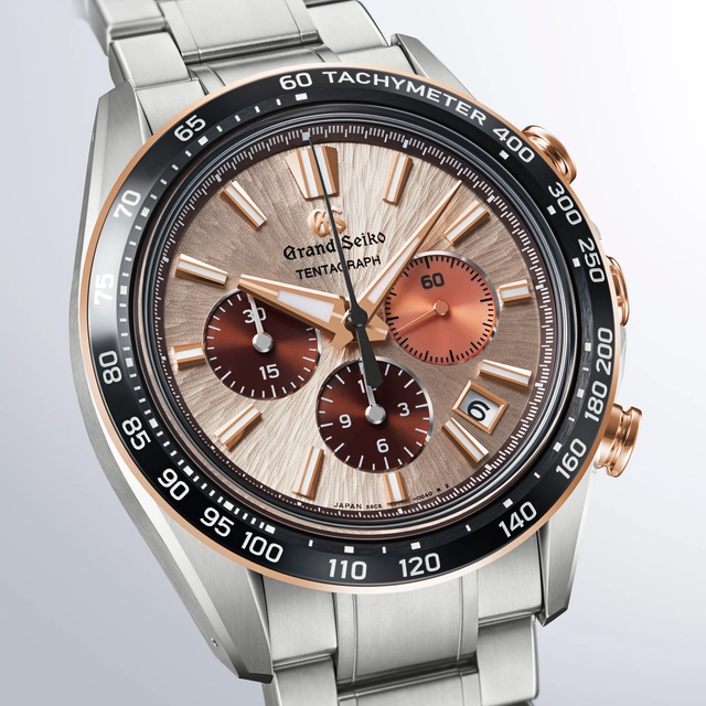 Grand Seiko Sunrise Tentagraph SLGC006 Zifferblattdetail