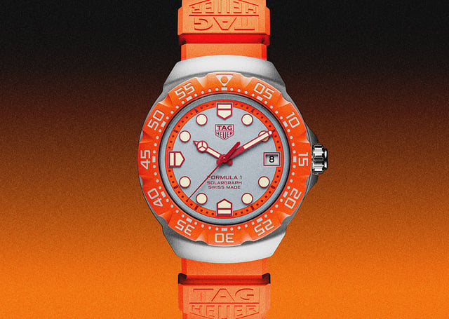 TAG Heuer Formula 1 Solargraph 38 mm in Orange