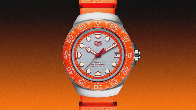 TAG Heuer Formula 1 Solargraph 38 mm in Orange
