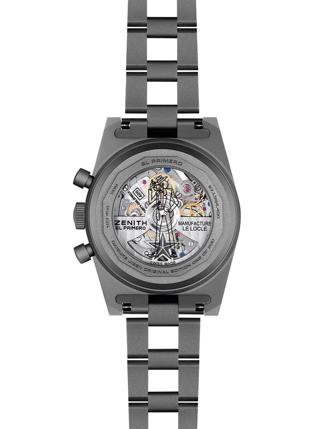 Zenith Chronomaster Revival Rückseite mit Werk