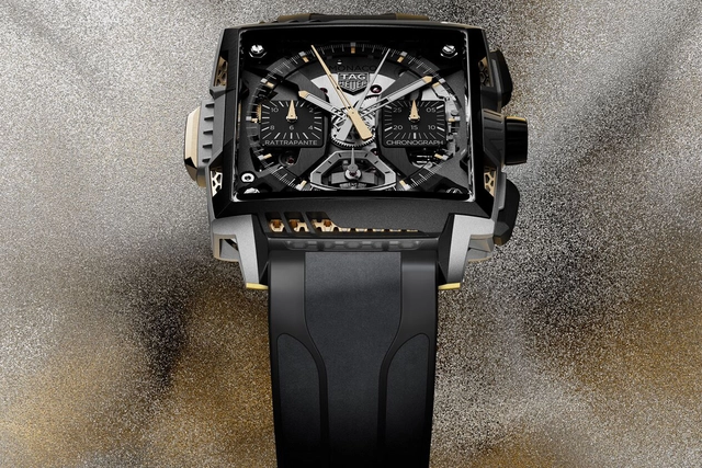 Tag Heuer – Monaco Split-Seconds Chronograph Air 1, futuristischer Chronograph mit Automatikwerk