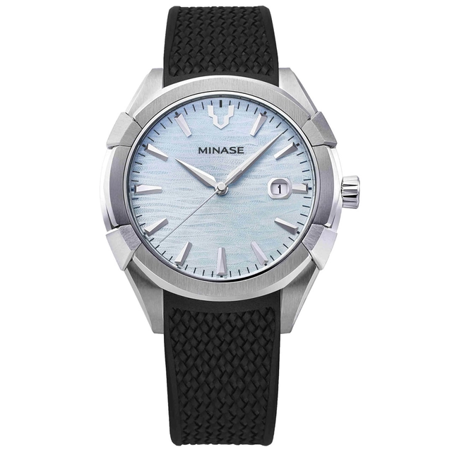 Minase Uruga 42 mm mit Kautschukband