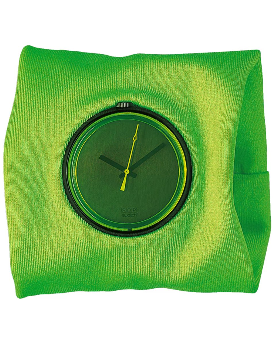 Pop-Kollektion von Swatch, bunte Uhr mit Quarzwerk