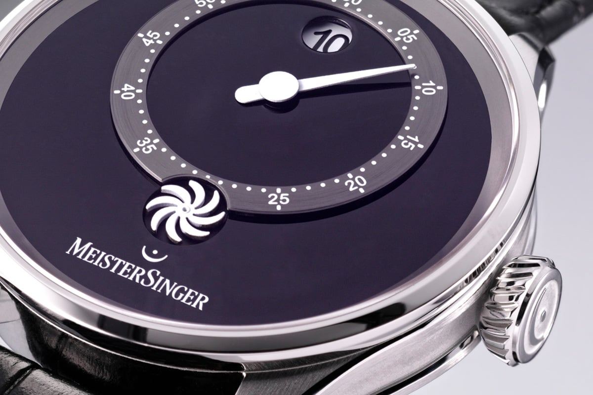 Meistersinger Panthero Jumping Hour, Ref. PTJH902, Zifferblatt