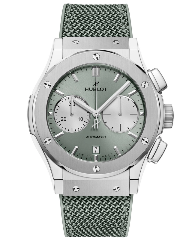 Hublot: Classic Fusion Chronograph Titanium Sage Green