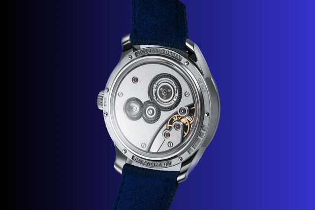 Rückseite, gehäuseboden der Greubel Forsey Balancier QM