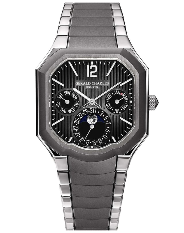 Gerald Charles – Masterlink Perpetual Calendar, Ewiger Kalender mit integriertem Band
