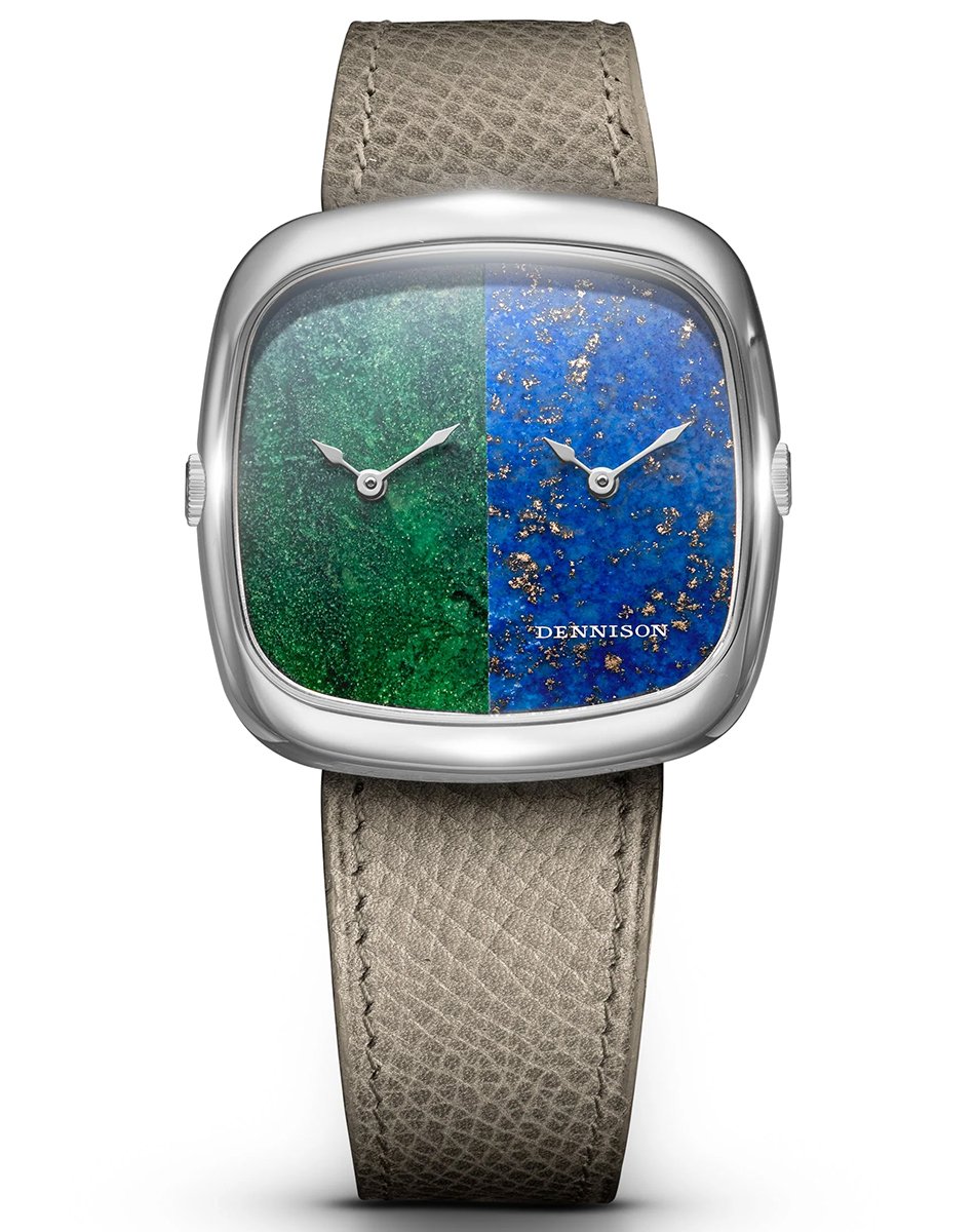 Dennison fertigt besonders kreative Steinzifferblätter, Uhr einer Microbrand