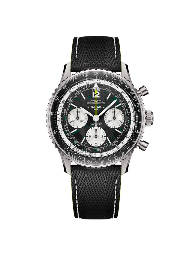 Breitling Navitimer B01 Chronograph 43 Aston Martin Aramco Formula One Team, Front