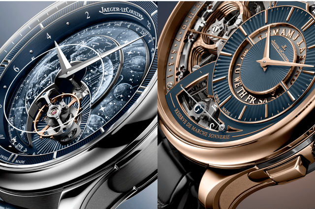 Zifferblatt, Detail der Jaeger-LeCoultre Master Hybris Artistica, Calibre 945 und Duometre Grande Complication Grande Sonnerie Calibre 182