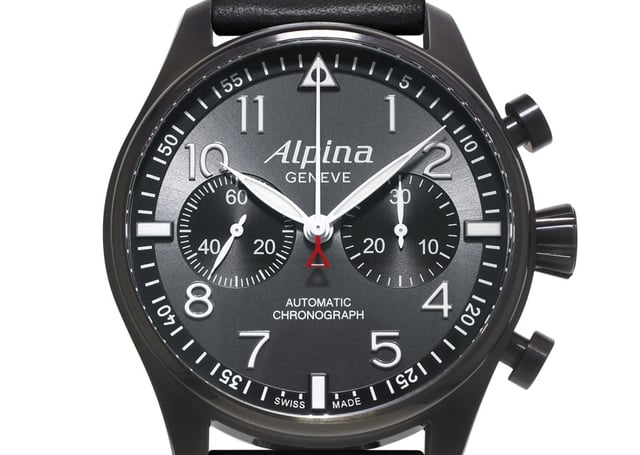 Alpina: Startimer Pilot Automatic Chronograph "Black Star"