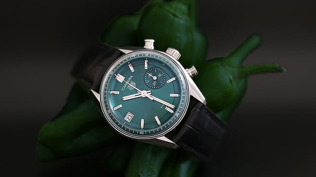 TAG Heuer Carrera Chronograph, DATO layout