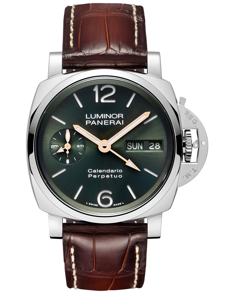 Panerai Luminor Perpetual Calendar Platinumtech PAM00715, Ewiger Kalender aus Platin