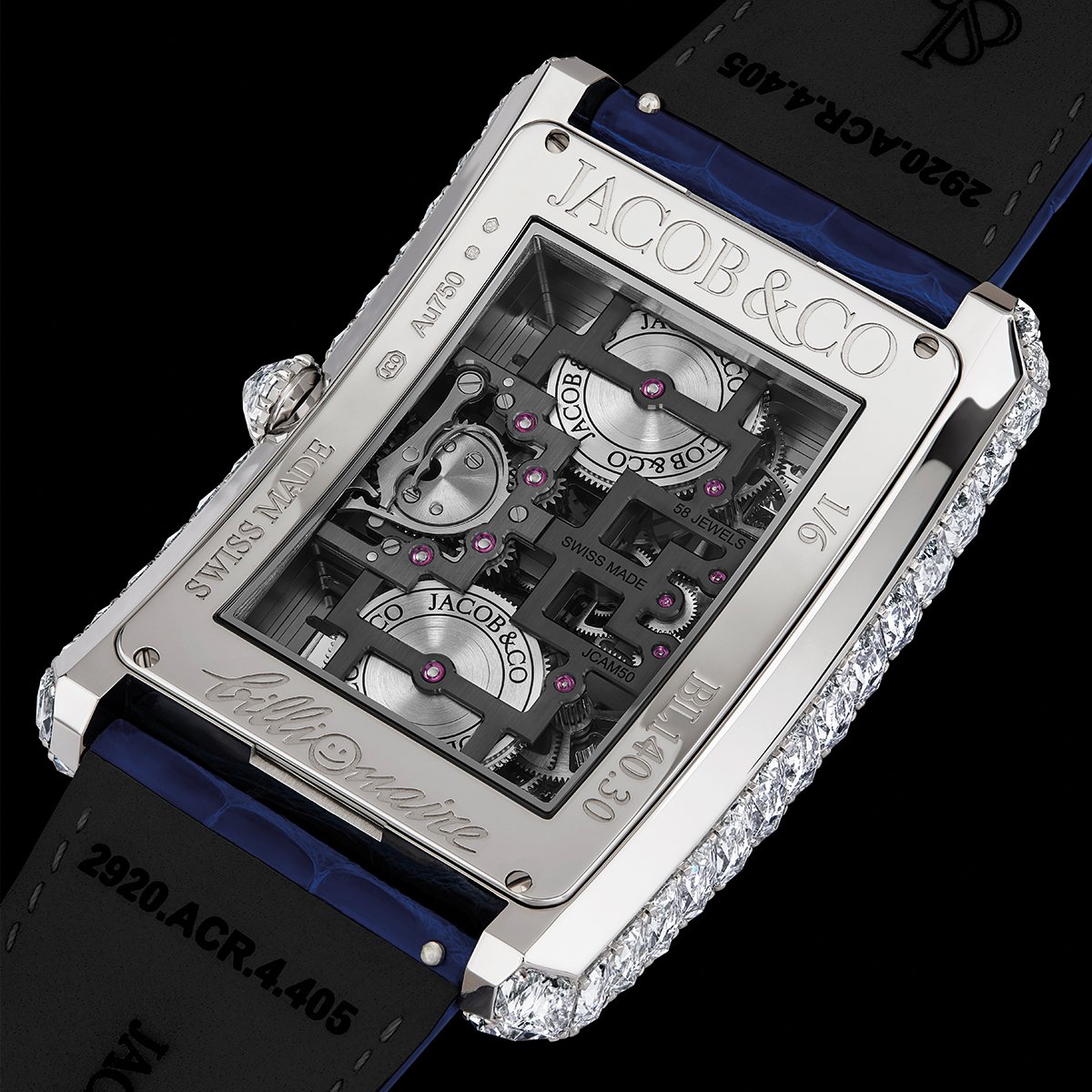 Das Kaliber JCAM50 hat eine Gangreserve von 72 Stunden